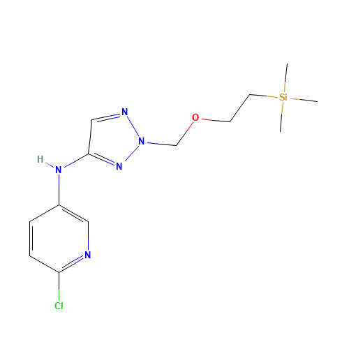 6-chloro-N-[2-(2-trimethylsilylethoxymethyl)triazol-4-yl]pyridin-3-amine (CAS: 1611444-70-2) - Related Chemical Product