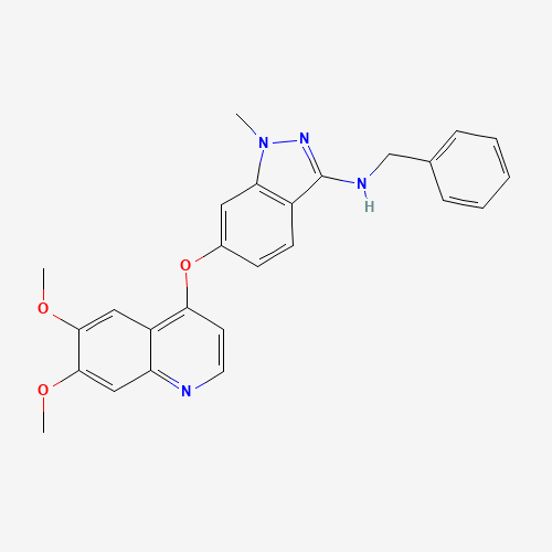 N-benzyl-6-(6,7-dimethoxyquinolin-4-yl)oxy-1-methylindazol-3-amine (CAS: 862178-81-2) - Related Chemical Product