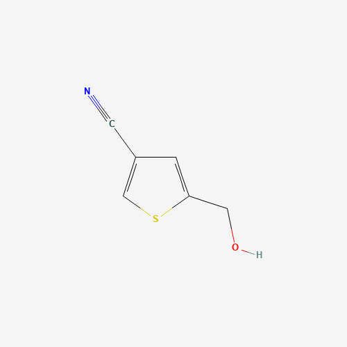 5-(hydroxymethyl)thiophene-3-carbonitrile (CAS: 80577-96-4) - Chemical Structure and Molecular Formula 