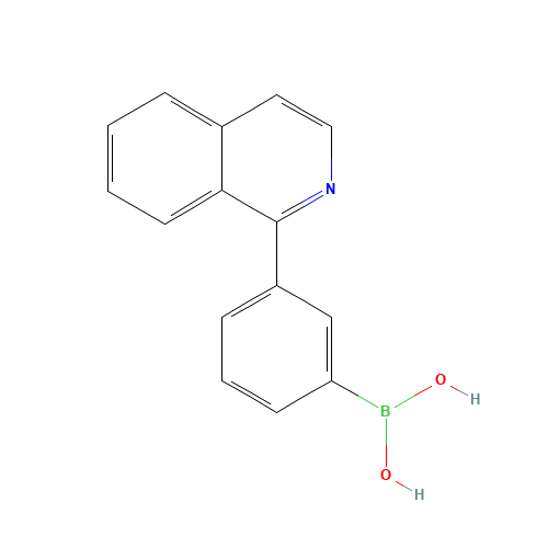 (3-isoquinolin-1-ylphenyl)boronic acid (CAS: 881913-23-1) - Related Chemical Product