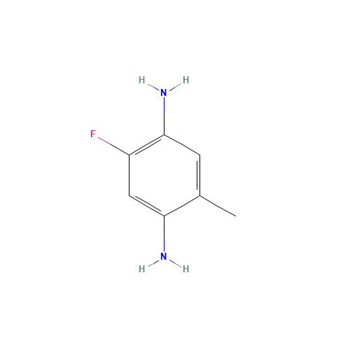 2-fluoro-5-methylbenzene-1,4-diamine (CAS: 1141669-41-1) - Chemical Structure and Molecular Formula 