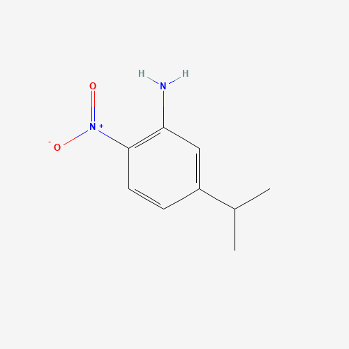2-nitro-5-propan-2-ylaniline (CAS: 261712-00-9) - Chemical Structure and Molecular Formula 