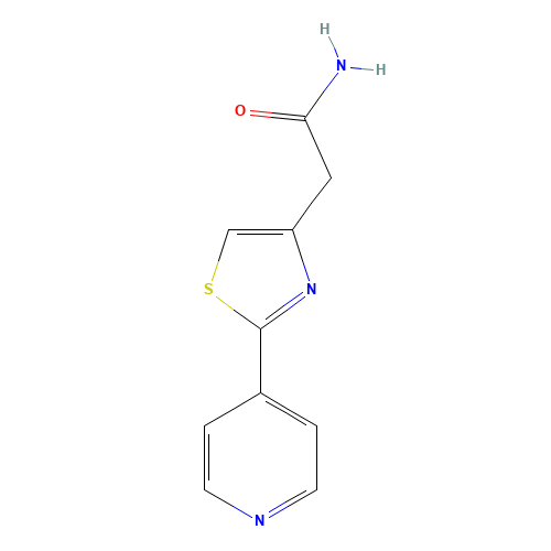 2-(2-pyridin-4-yl-1,3-thiazol-4-yl)acetamide (CAS: 31112-96-6) - Related Chemical Product