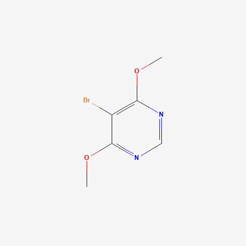 5-bromo-4,6-dimethoxypyrimidine (CAS: 4319-77-1) - Chemical Structure and Molecular Formula 