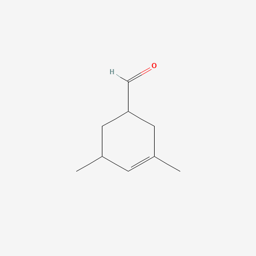 3,5-dimethylcyclohex-3-ene-1-carbaldehyde (CAS: 68039-48-5) - Chemical Structure and Molecular Formula 