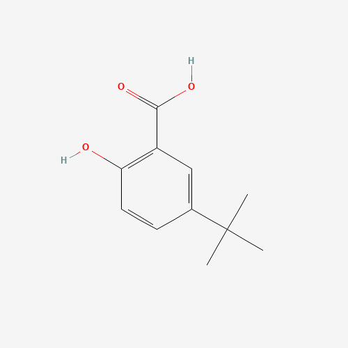 5-tert-butyl-2-hydroxybenzoic acid (CAS: 16094-31-8) - Chemical Structure and Molecular Formula 