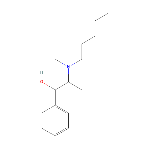 2-[methyl(pentyl)amino]-1-phenylpropan-1-ol (CAS: 25394-37-0) - Related Chemical Product
