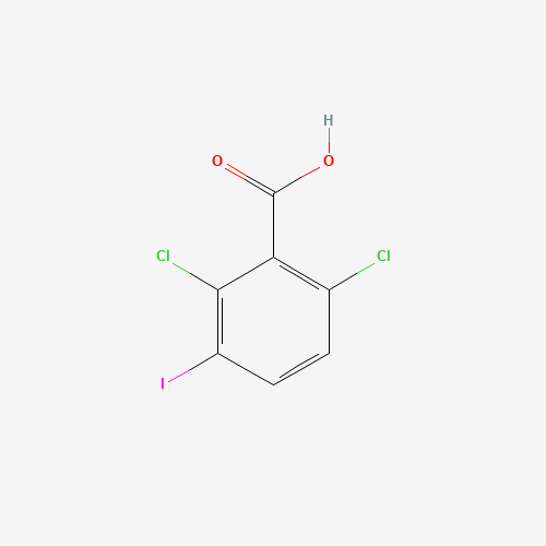 2,6-dichloro-3-iodobenzoic acid (CAS: 80257-11-0) - Chemical Structure and Molecular Formula 