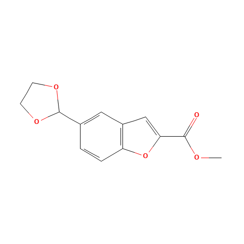 methyl 5-(1,3-dioxolan-2-yl)-1-benzofuran-2-carboxylate (CAS: 648449-71-2) - Related Chemical Product