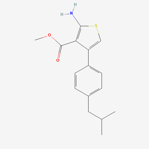 methyl 2-amino-4-[4-(2-methylpropyl)phenyl]thiophene-3-carboxylate (CAS: 350990-40-8) - Related Chemical Product