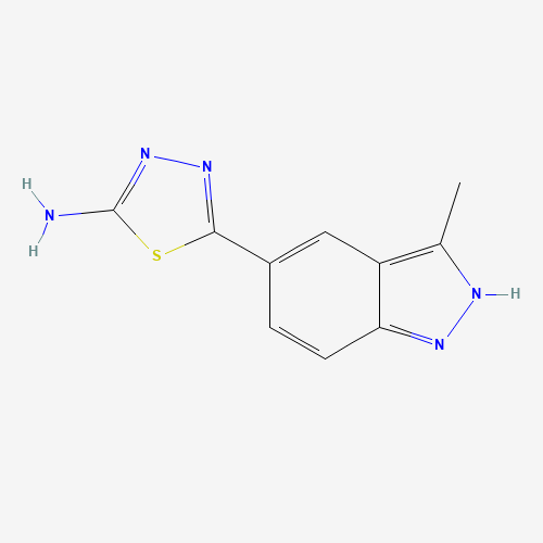 5-(3-methyl-2H-indazol-5-yl)-1,3,4-thiadiazol-2-amine (CAS: 885223-59-6) - Related Chemical Product