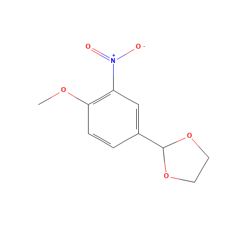 2-(4-methoxy-3-nitrophenyl)-1,3-dioxolane (CAS: 383870-90-4) - Related Chemical Product