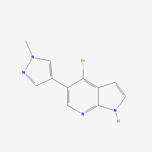 4-bromo-5-(1-methylpyrazol-4-yl)-1H-pyrrolo[2,3-b]pyridine (CAS: 1313021-73-6) - Related Chemical Product