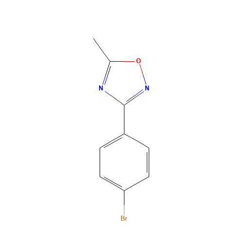 3-(4-bromophenyl)-5-methyl-1,2,4-oxadiazole (CAS: 118183-92-9) - Related Chemical Product
