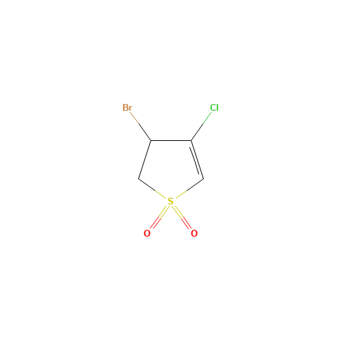 3-bromo-4-chloro-2,3-dihydrothiophene 1,1-dioxide (CAS: 114079-02-6) - Related Chemical Product