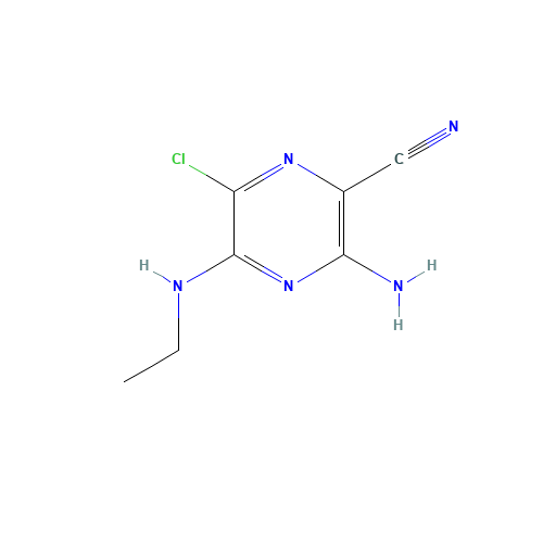3-amino-6-chloro-5-(ethylamino)pyrazine-2-carbonitrile (CAS: 17231-66-2) - Related Chemical Product
