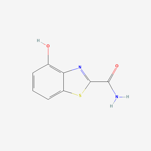 4-hydroxy-1,3-benzothiazole-2-carboxamide (CAS: 659731-92-7) - Chemical Structure and Molecular Formula 