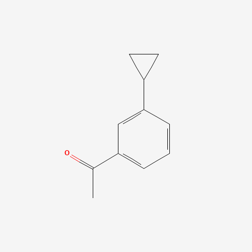 1-(3-cyclopropylphenyl)ethanone (CAS: 408359-52-4) - Chemical Structure and Molecular Formula 