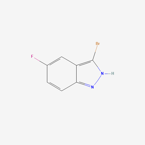 3-bromo-5-fluoro-2H-indazole (CAS: 885519-08-4) - Chemical Structure and Molecular Formula 
