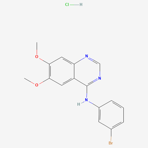 N-(3-bromophenyl)-6,7-dimethoxyquinazolin-4-amine;hydrochloride (CAS: 183322-45-4) - Related Chemical Product