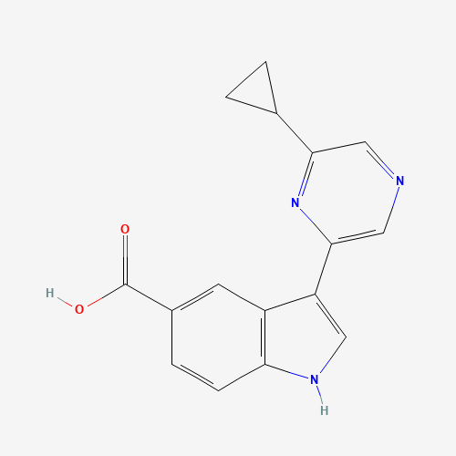 3-(6-cyclopropylpyrazin-2-yl)-1H-indole-5-carboxylic acid (CAS: 1401349-19-6) - Related Chemical Product