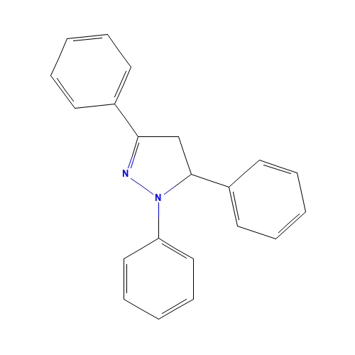 2,3,5-triphenyl-3,4-dihydropyrazole (CAS: 742-01-8) - Related Chemical Product