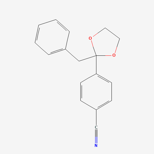 4-(2-benzyl-1,3-dioxolan-2-yl)benzonitrile (CAS: 917364-15-9) - Related Chemical Product