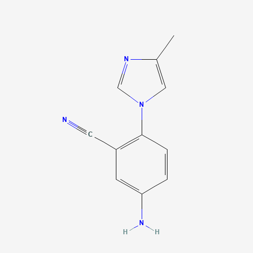 5-amino-2-(4-methylimidazol-1-yl)benzonitrile (CAS: 1077628-72-8) - Related Chemical Product