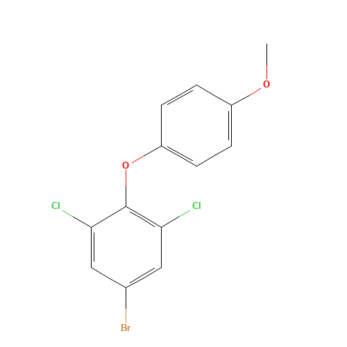 5-bromo-1,3-dichloro-2-(4-methoxyphenoxy)benzene (CAS: 55814-63-6) - Related Chemical Product