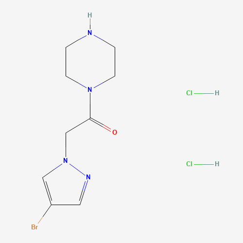 2-(4-bromopyrazol-1-yl)-1-piperazin-1-ylethanone;dihydrochloride (CAS: 1006348-89-5) - Related Chemical Product