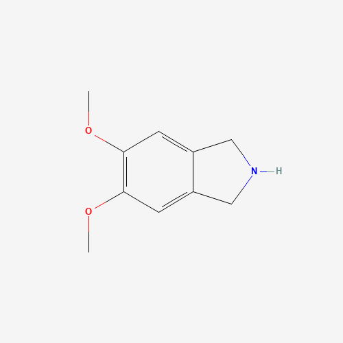 5,6-dimethoxy-2,3-dihydro-1H-isoindole (CAS: 114041-16-6) - Chemical Structure and Molecular Formula 