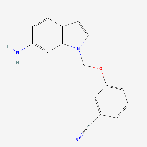 3-[(6-aminoindol-1-yl)methoxy]benzonitrile (CAS: 1542259-52-8) - Related Chemical Product