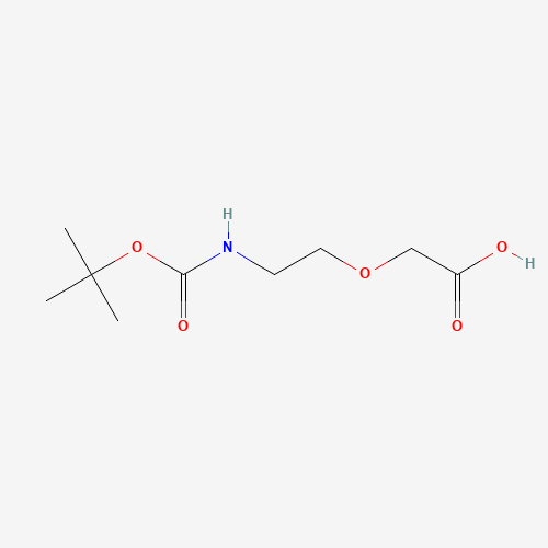 2-[2-[(2-methylpropan-2-yl)oxycarbonylamino]ethoxy]acetic acid (CAS: 142929-49-5) - Related Chemical Product