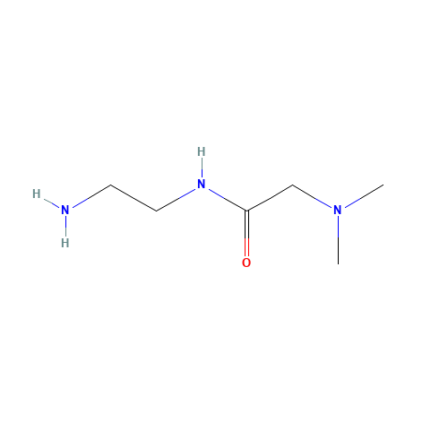 N-(2-aminoethyl)-2-(dimethylamino)acetamide (CAS: 956289-68-2) - Chemical Structure and Molecular Formula 