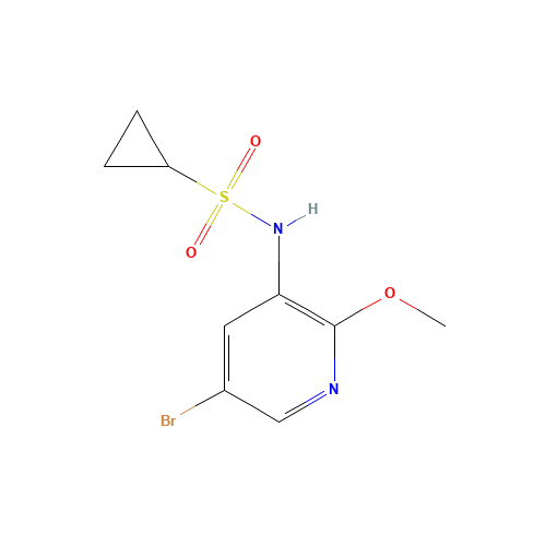 N-(5-bromo-2-methoxypyridin-3-yl)cyclopropanesulfonamide (CAS: 1083326-05-9) - Related Chemical Product