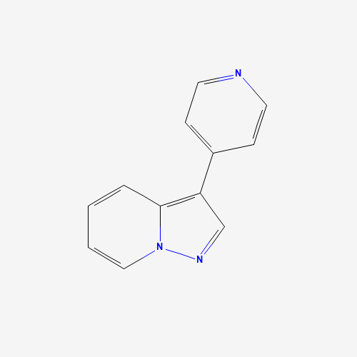3-pyridin-4-ylpyrazolo[1,5-a]pyridine (CAS: 1383675-69-1) - Chemical Structure and Molecular Formula 
