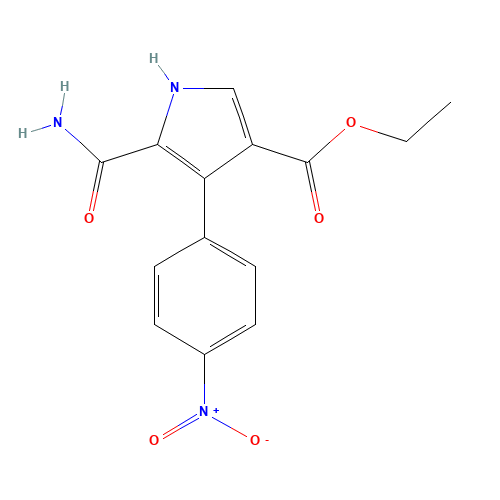 ethyl 5-carbamoyl-4-(4-nitrophenyl)-1H-pyrrole-3-carboxylate (CAS: 939807-27-9) - Related Chemical Product