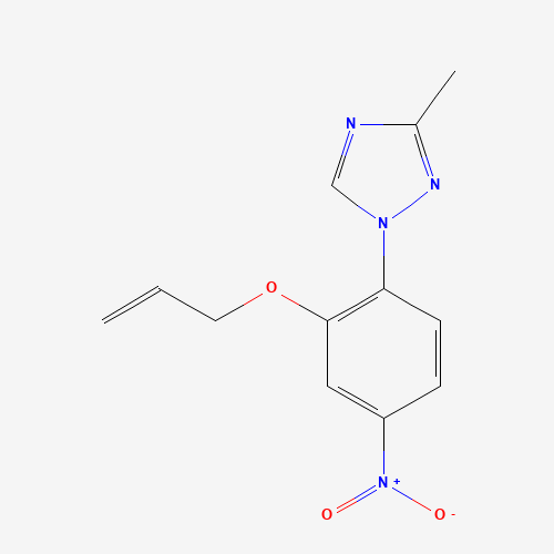 3-methyl-1-(4-nitro-2-prop-2-enoxyphenyl)-1,2,4-triazole (CAS: 1356009-09-0) - Related Chemical Product