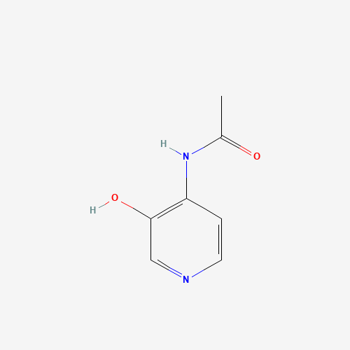 N-(3-hydroxypyridin-4-yl)acetamide (CAS: 70118-99-9) - Chemical Structure and Molecular Formula 