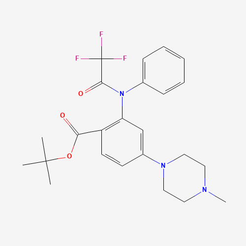 tert-butyl 4-(4-methylpiperazin-1-yl)-2-(N-(2,2,2-trifluoroacetyl)anilino)benzoate (CAS: 1108746-17-3) - Related Chemical Product