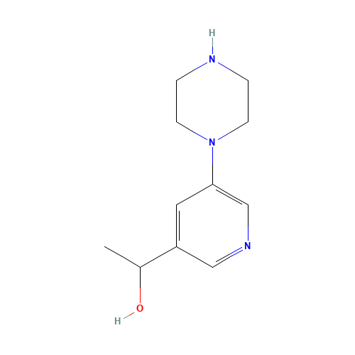 1-(5-piperazin-1-ylpyridin-3-yl)ethanol (CAS: 868245-24-3) - Related Chemical Product