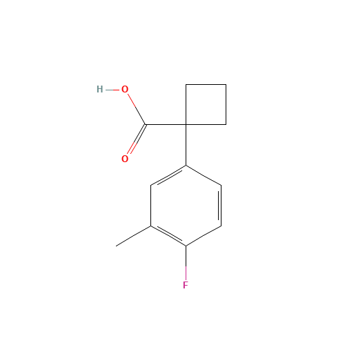 1-(4-fluoro-3-methylphenyl)cyclobutane-1-carboxylic acid (CAS: 1314668-69-3) - Related Chemical Product
