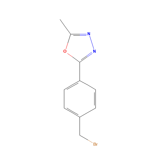 2-[4-(bromomethyl)phenyl]-5-methyl-1,3,4-oxadiazole (CAS: 946409-17-2) - Related Chemical Product