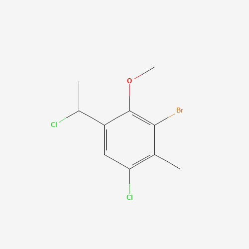 3-bromo-1-chloro-5-(1-chloroethyl)-4-methoxy-2-methylbenzene (CAS: 1426699-23-1) - Related Chemical Product