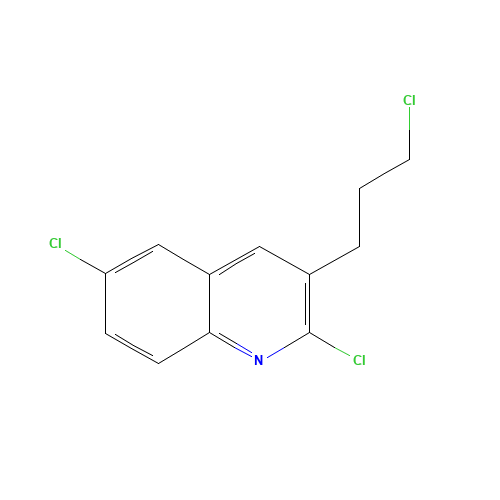 2,6-dichloro-3-(3-chloropropyl)quinoline (CAS: 948294-62-0) - Chemical Structure and Molecular Formula 