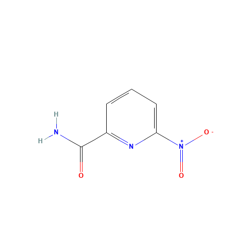 6-nitropyridine-2-carboxamide (CAS: 60278-80-0) - Chemical Structure and Molecular Formula 
