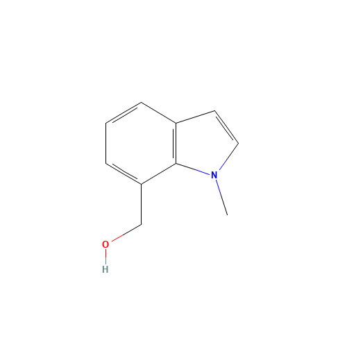 (1-methylindol-7-yl)methanol (CAS: 854778-61-3) - Chemical Structure and Molecular Formula 
