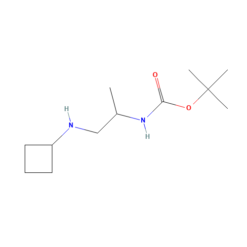 tert-butyl N-[1-(cyclobutylamino)propan-2-yl]carbamate (CAS: 1284246-04-3) - Related Chemical Product