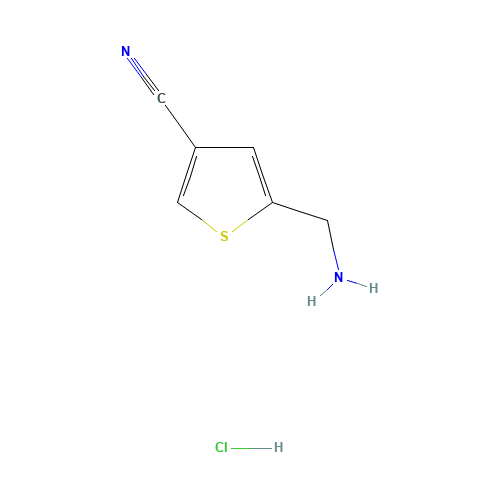 5-(aminomethyl)thiophene-3-carbonitrile;hydrochloride (CAS: 203792-27-2) - Related Chemical Product