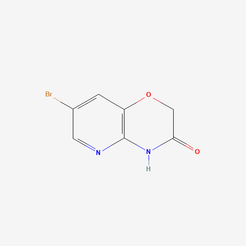 7-bromo-4H-pyrido[3,2-b][1,4]oxazin-3-one (CAS: 122450-96-8) - Chemical Structure and Molecular Formula 